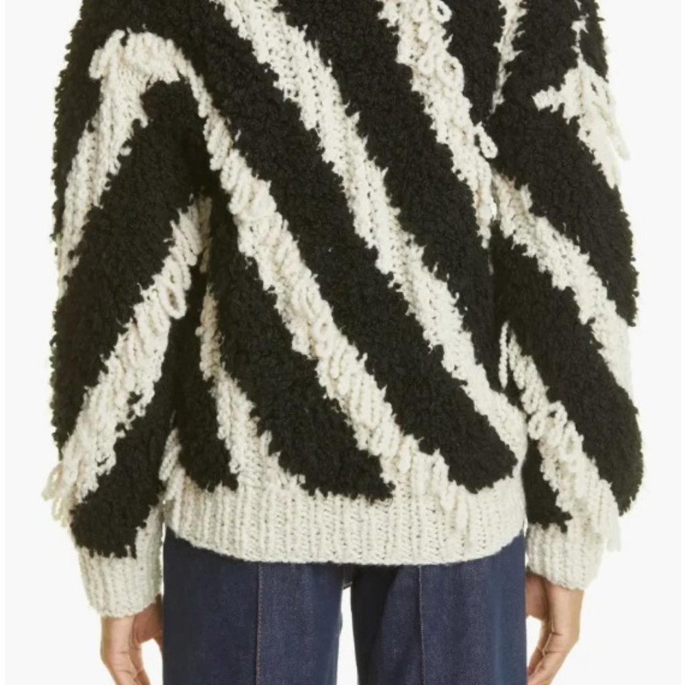 Zimmermann Women Cosmic Stripe Wool Blend Turtleneck Sweater Sz 2 US 6-8 NWT - Picture 6 of 7